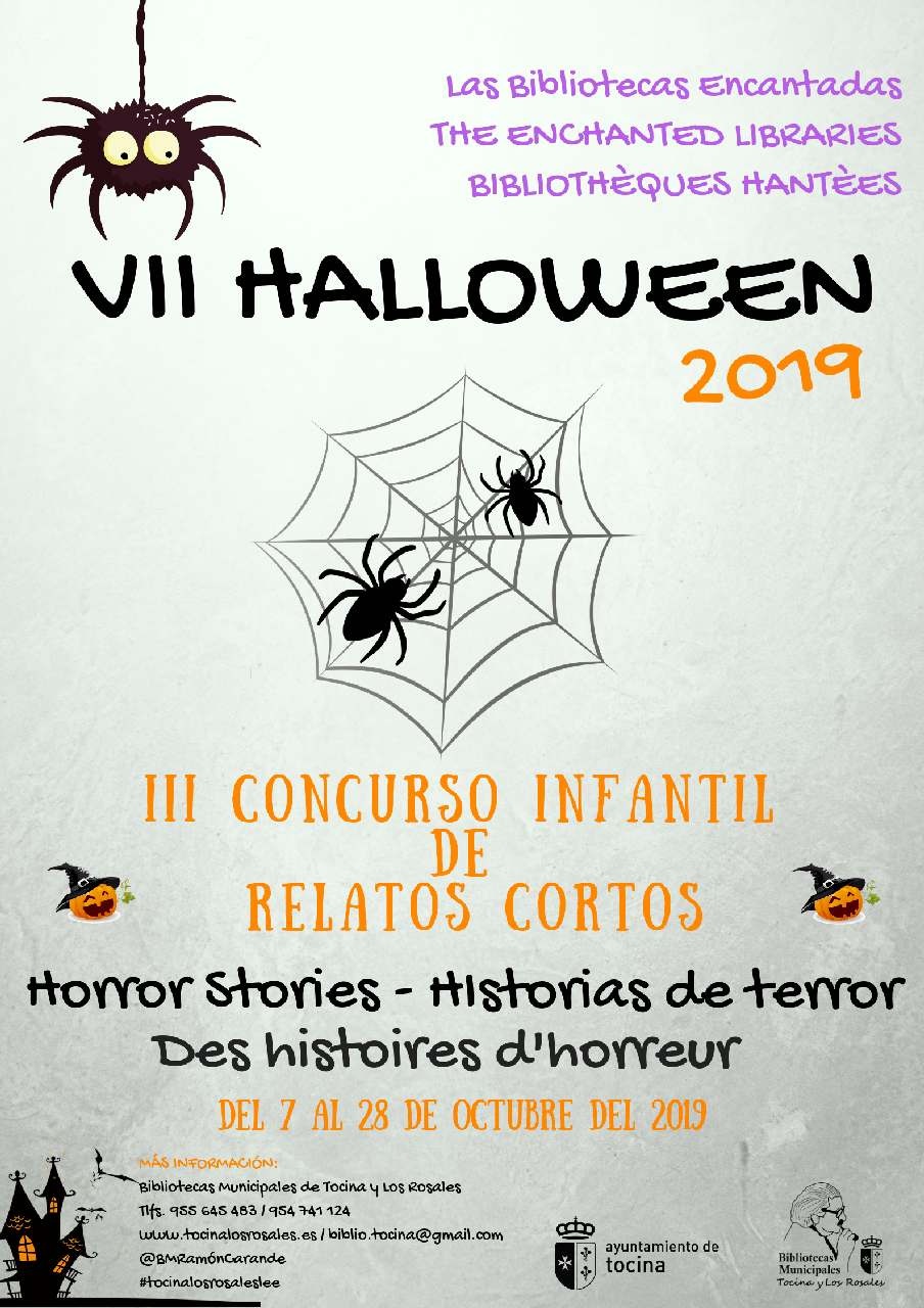 Cartel. Concurso Relatos Cortos Halloween 2019