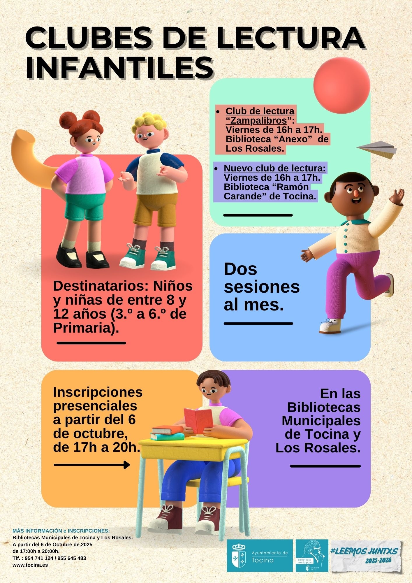 20251002_CartelClubesLecturaInfantiles