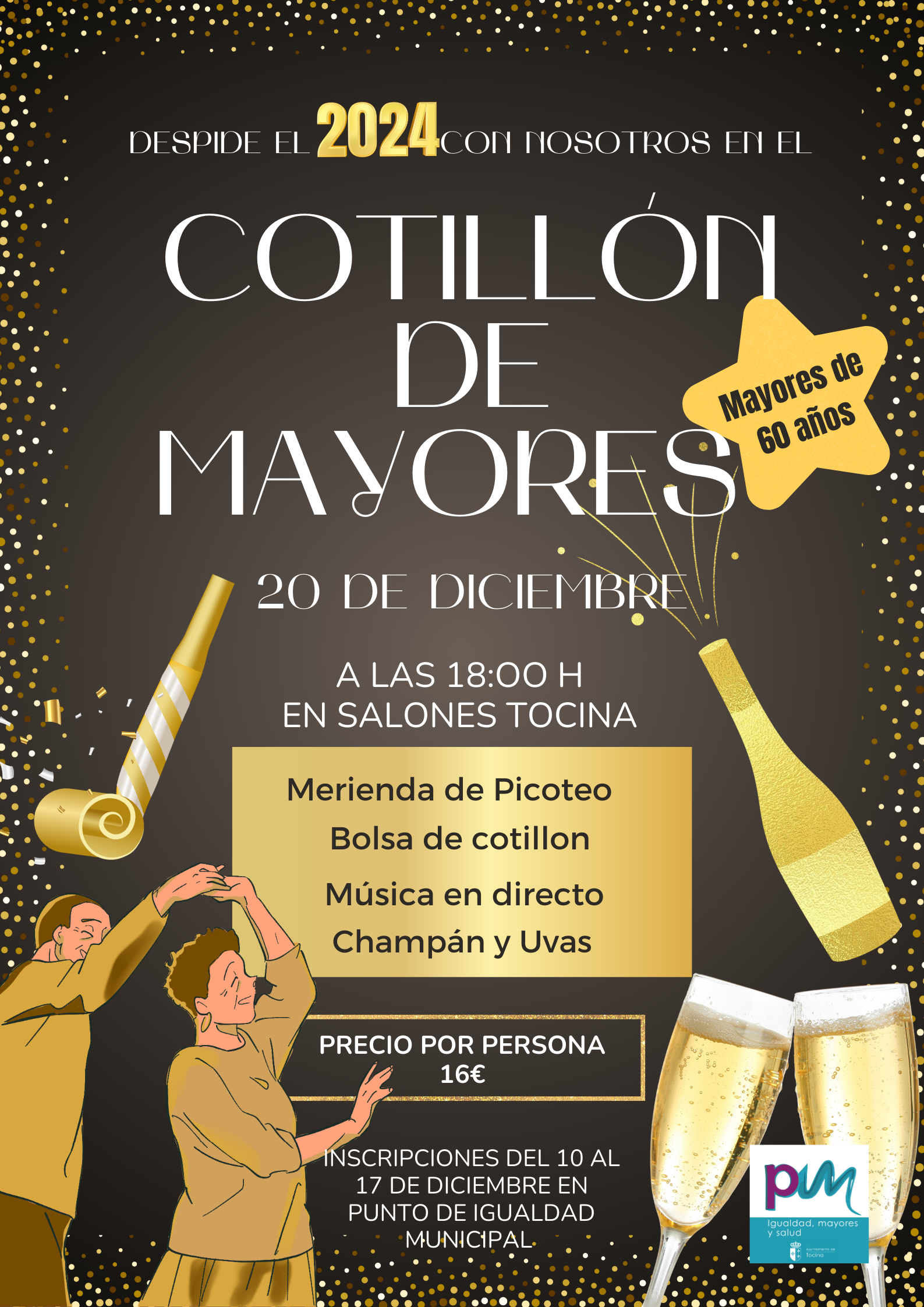 CARTEL COTILLÓN MAYORES