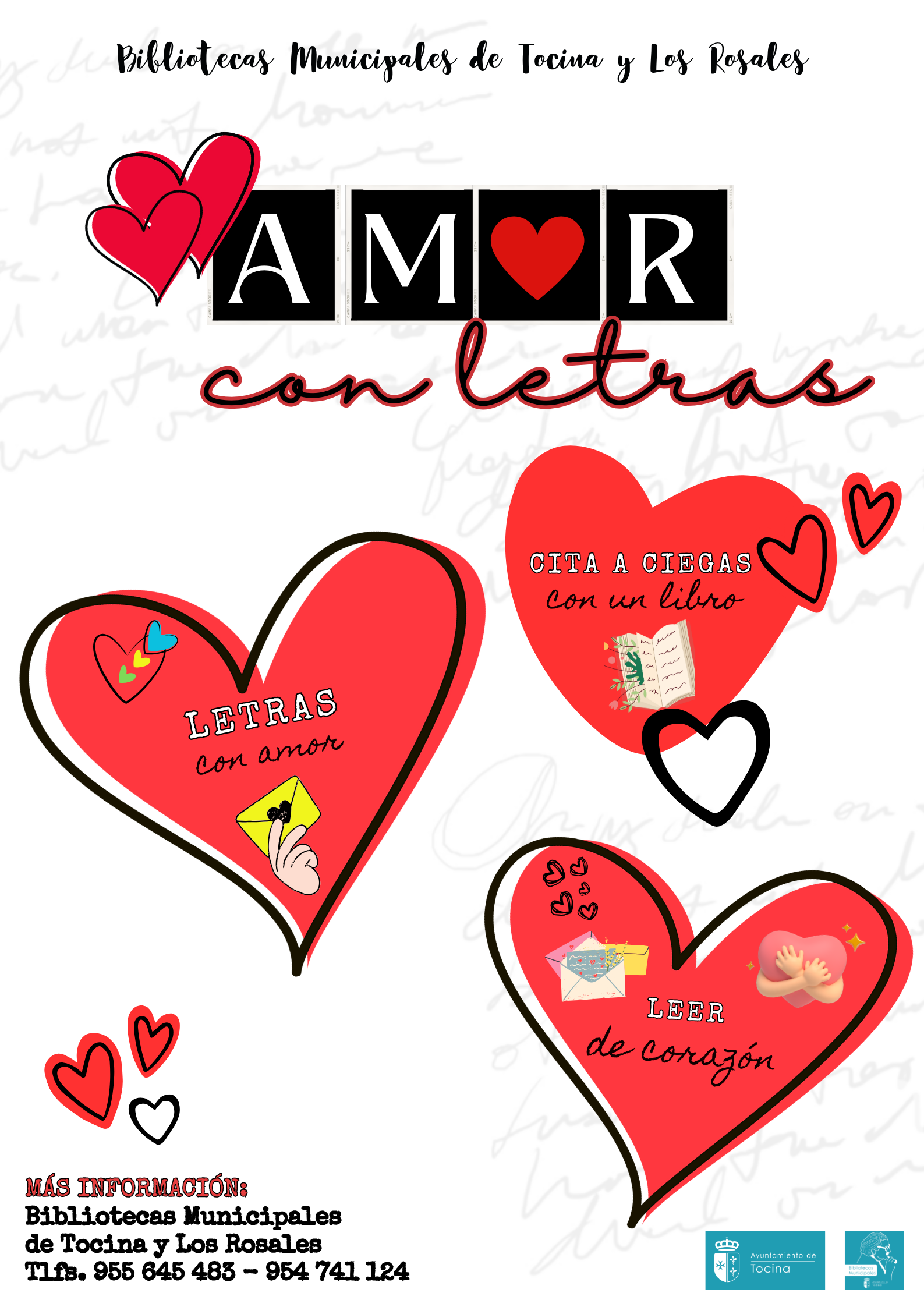 CARTEL AMOR CON LETRAS 2025