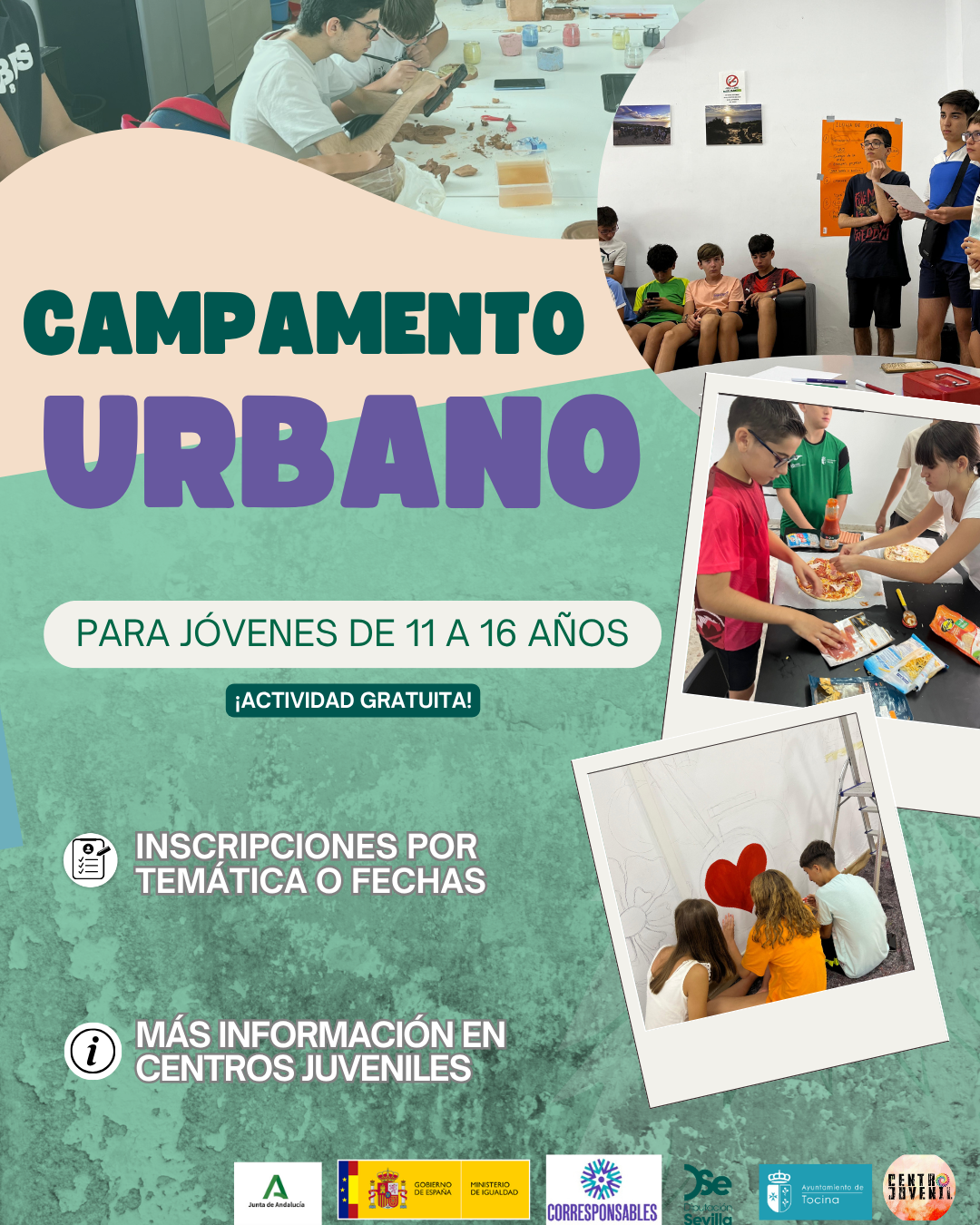 CARTEL CAMPAMENTO JOVEN
