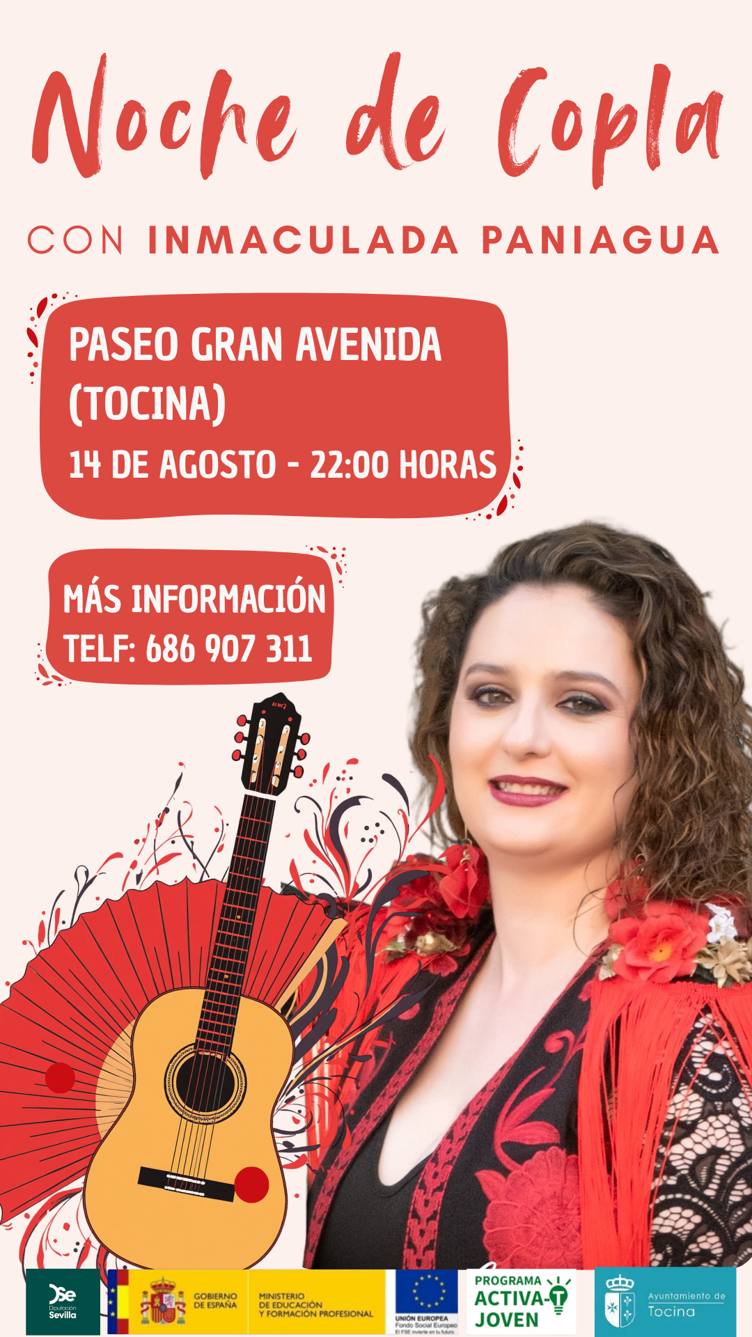 Cartel noche de copla