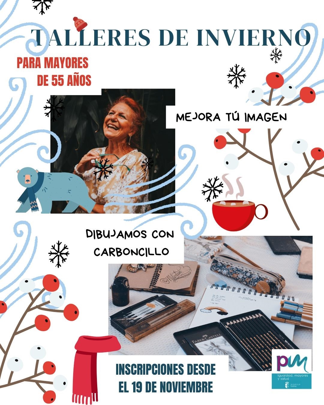 Cartel talleres de invierno NOV TOCINA25