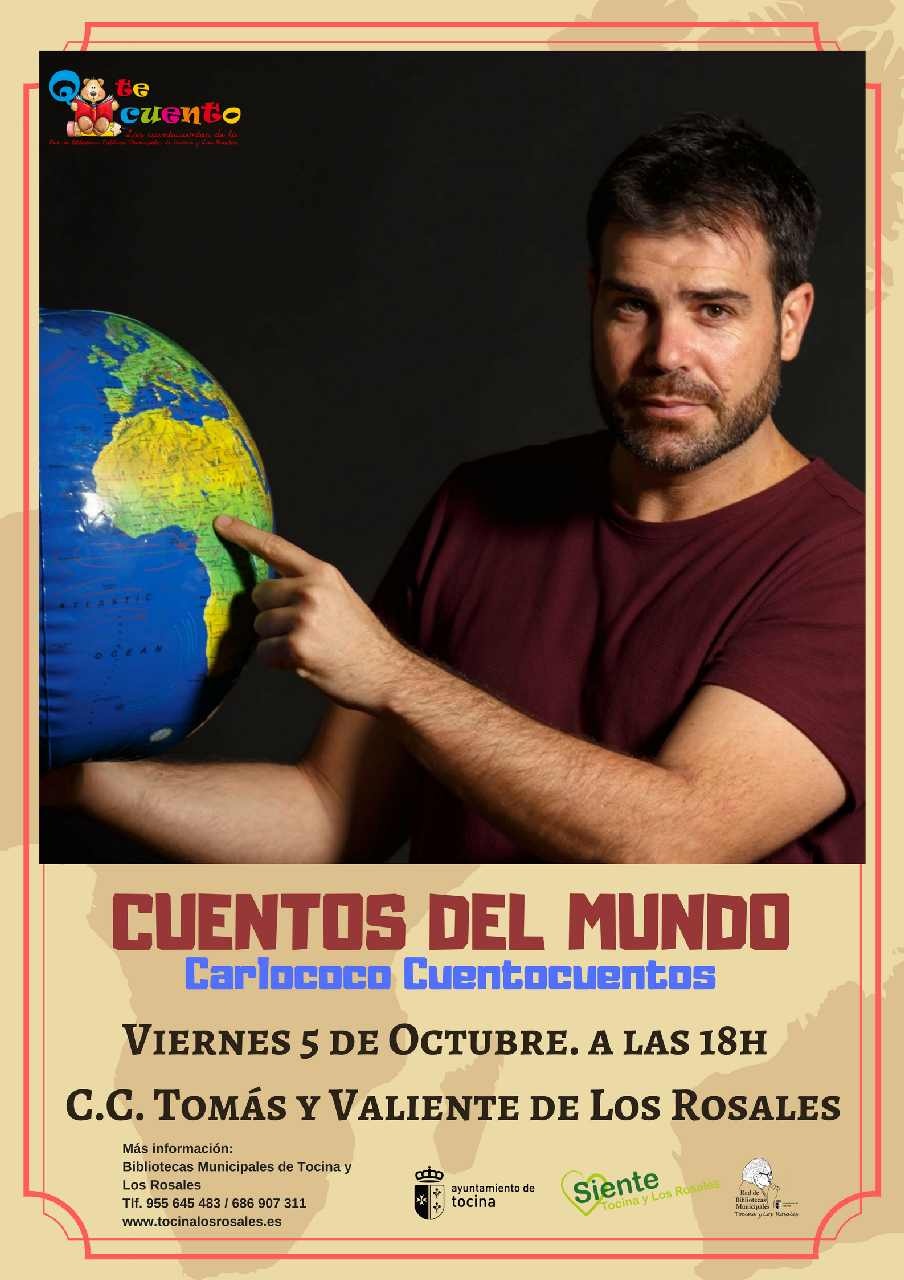 Cartel. Cuentos del Mundo. Octubre 2018
